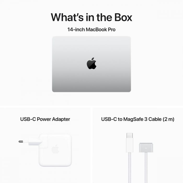 MacBook Pro 16 Pouces 1 Tb-36Go-M3 Max chip with 14‑core CPU and 30‑core GPU-Silver – Image 6